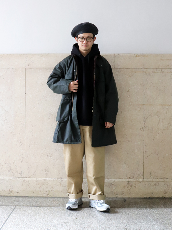 Kaptain Sunshine Stand Collar Traveller Coat Made by Barbour 