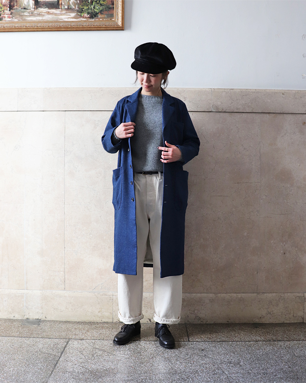 maillot(マイヨ) ”mature” indigo wool work coat （インディゴウールワークコート） MAO-18222 |  STRATO BLOG