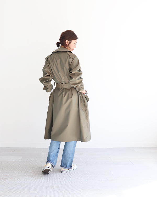 20SS FINX POLYESTER BIG TRENCH COAT