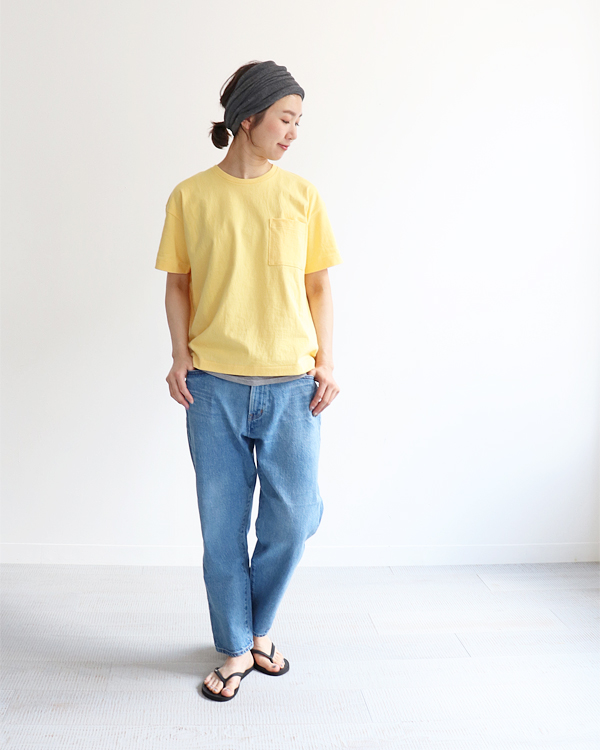 A Vontade（アボンタージ）　14/- Tube Pocket T-Shirt