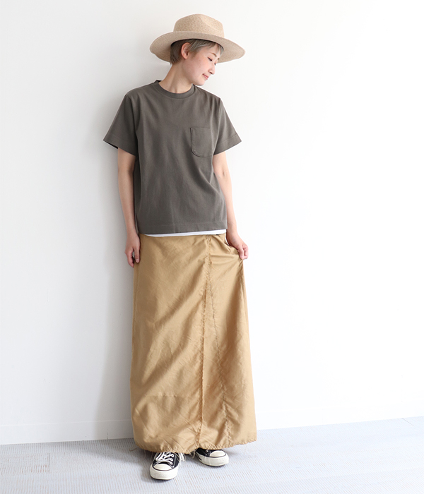 Needles (ニードルズ) Wrap Skirt – T/C Back Sateen (ラップスカート 