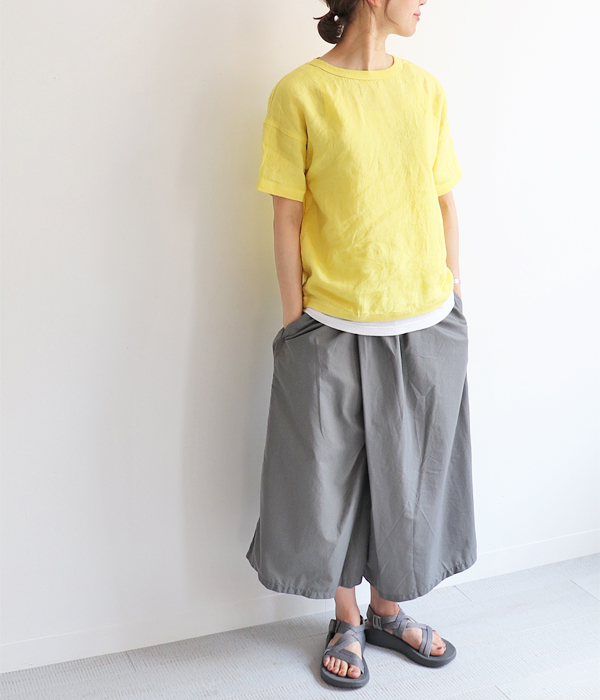maillot（マイヨ)　Linen Shirt-Tee (リネンシャツTee)　MAS-16231