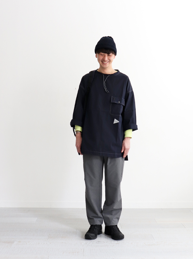 and wander dry rip long pullover | STRATO BLOG
