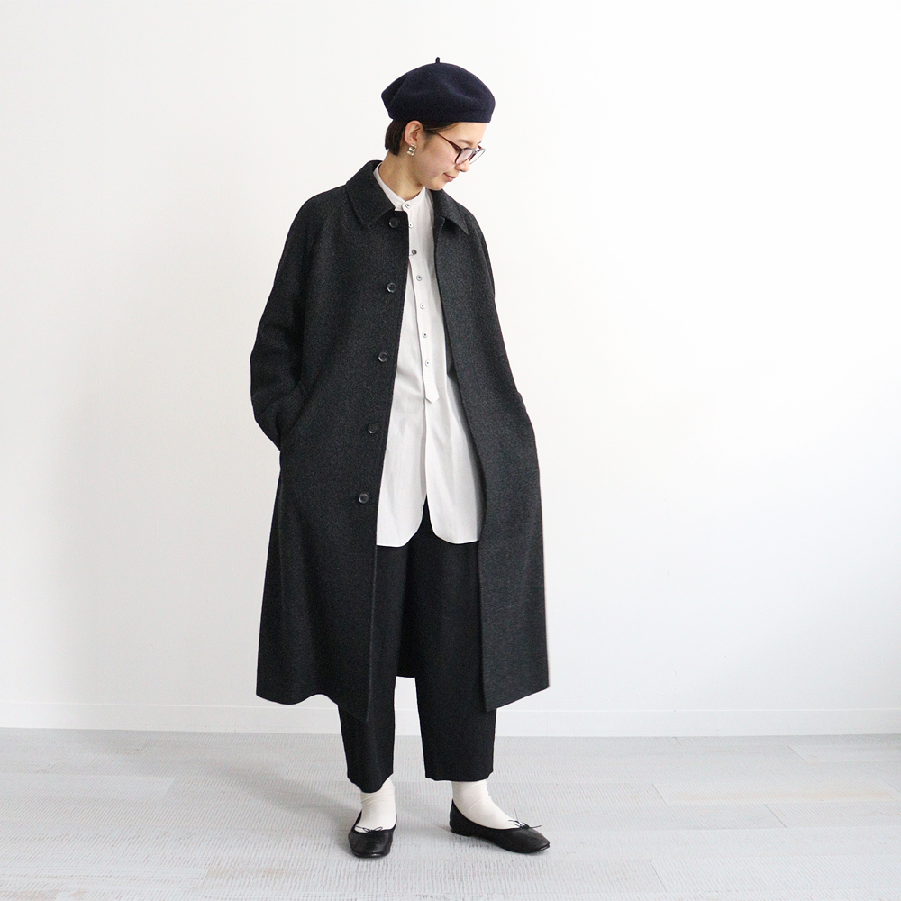 Phlannel (フランネル) Arles Wool Tweed Balmacaan Coat | STRATO BLOG