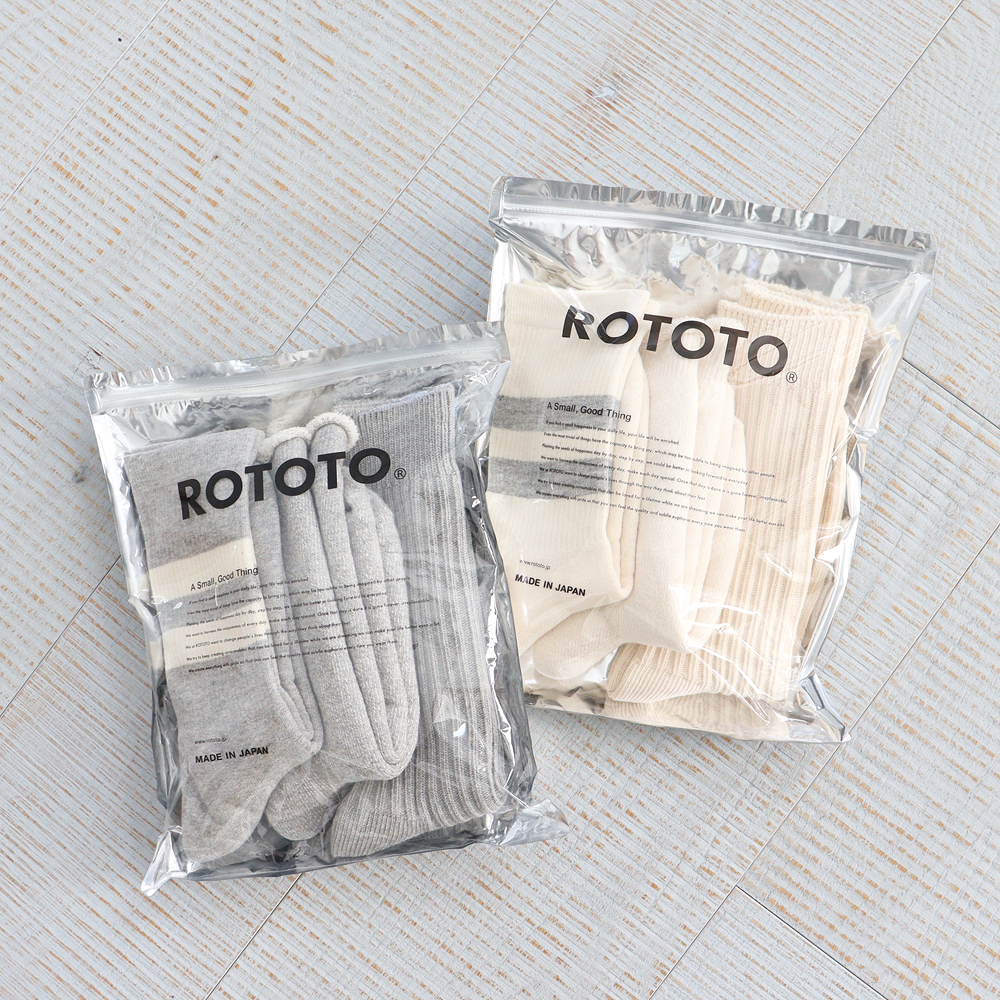 RoToTo(ロトト) ORGANIC COTTON SPECIAL TRIO SOCKS