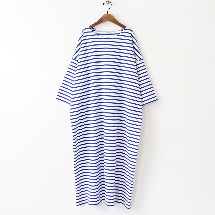 Orcival オーシバル 半袖フレアーワンピース