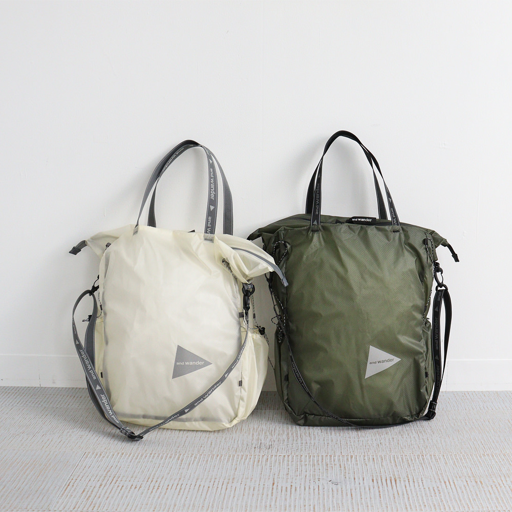 and wander(アンドワンダー) sil tote bag | STRATO BLOG