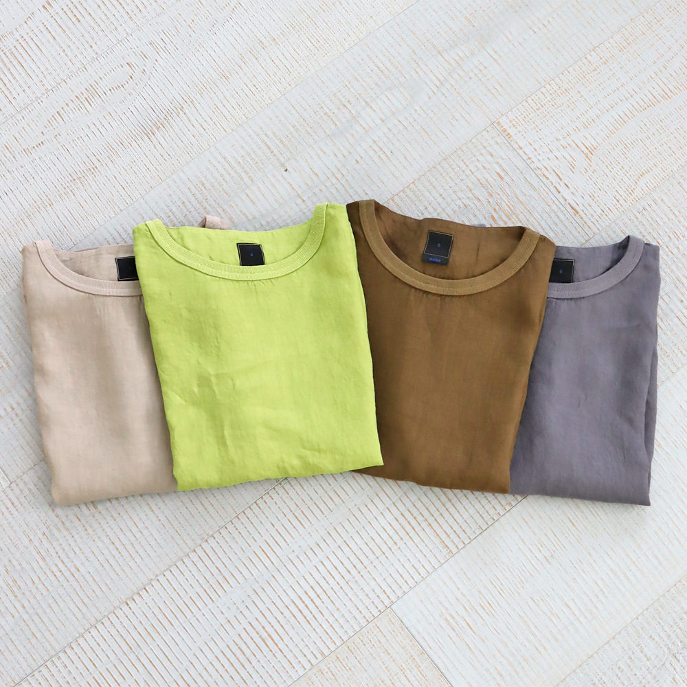 maillot　Linen Shirt-Tee (リネンシャツTee)　MAS-16231