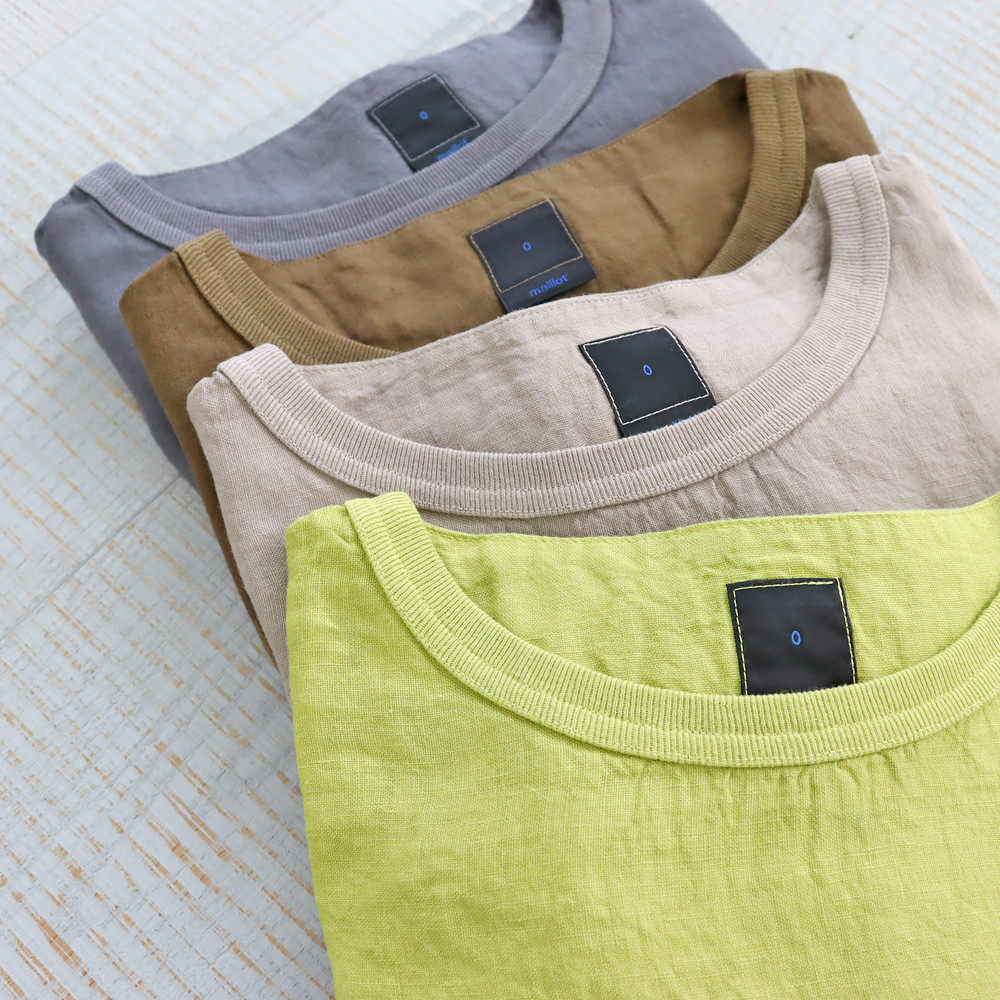 maillot(マイヨ) Linen Shirt-Tee (リネンシャツTee)　MAS-16231