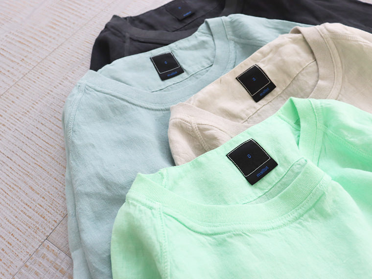 maillot(マイヨ) Linen Pocket Shirt-Tee (リネンポケットシャツTee)　MAS-16232