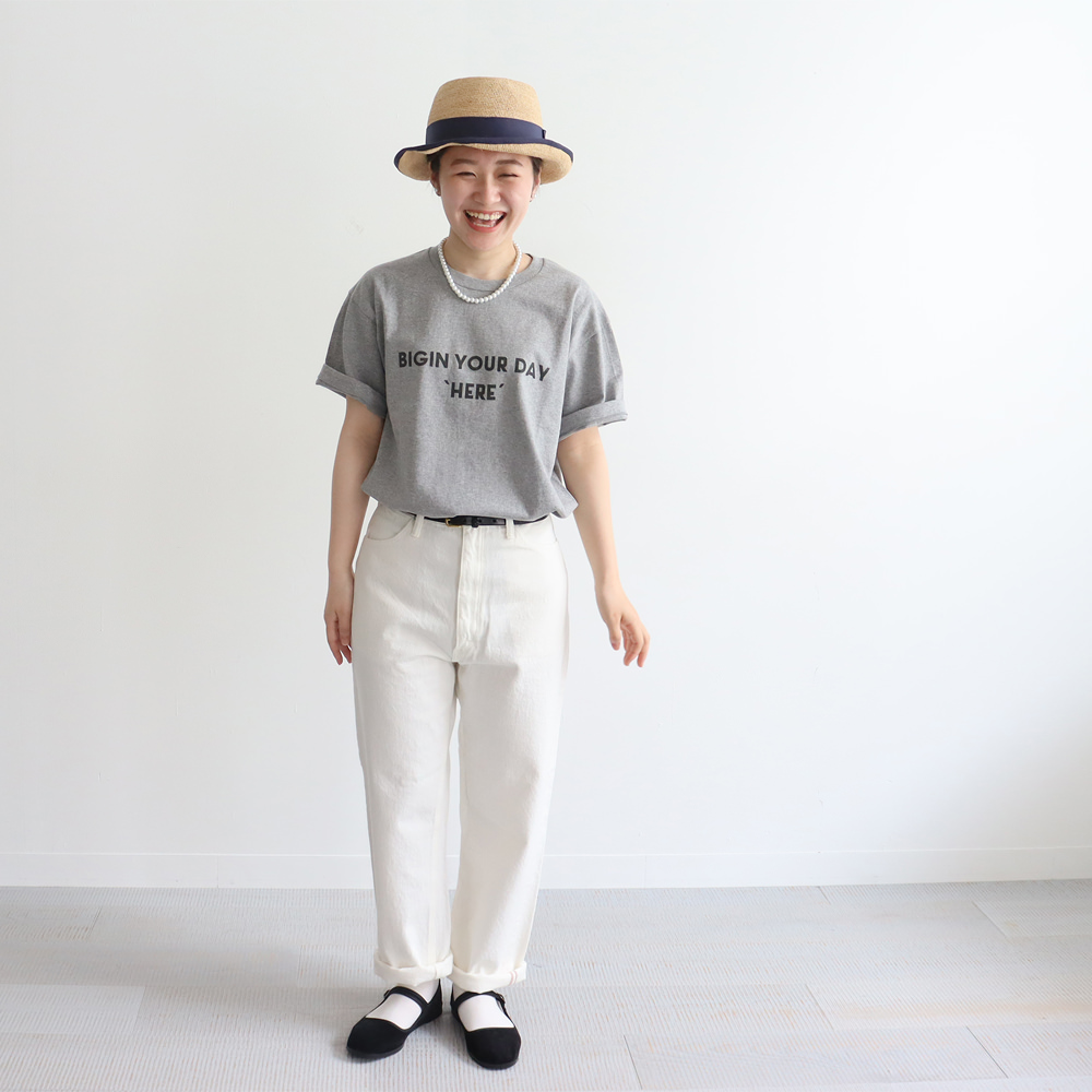 A Vontade（アボンタージ）7.5oz Tube S/S T-Shirts -BIGIN YOUR DAY “HEAR”- ナイモノねだり