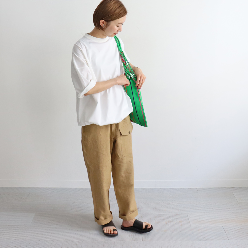 A Vontade（アボンタージ）Linen British Mil. Easy Trousers -Men’s size