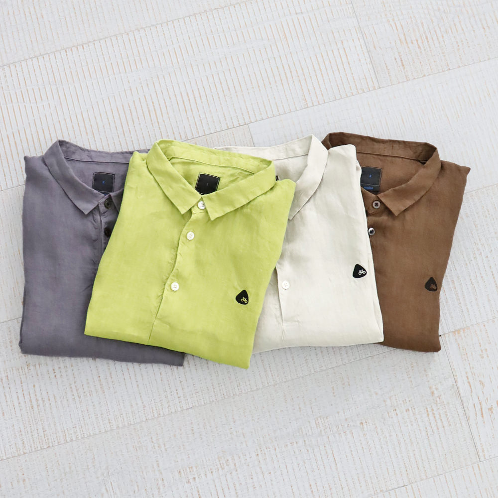 maillot (マイヨ)　Linen Polo Shirt-Tee (リネンポロシャツTee)　MAS-16233