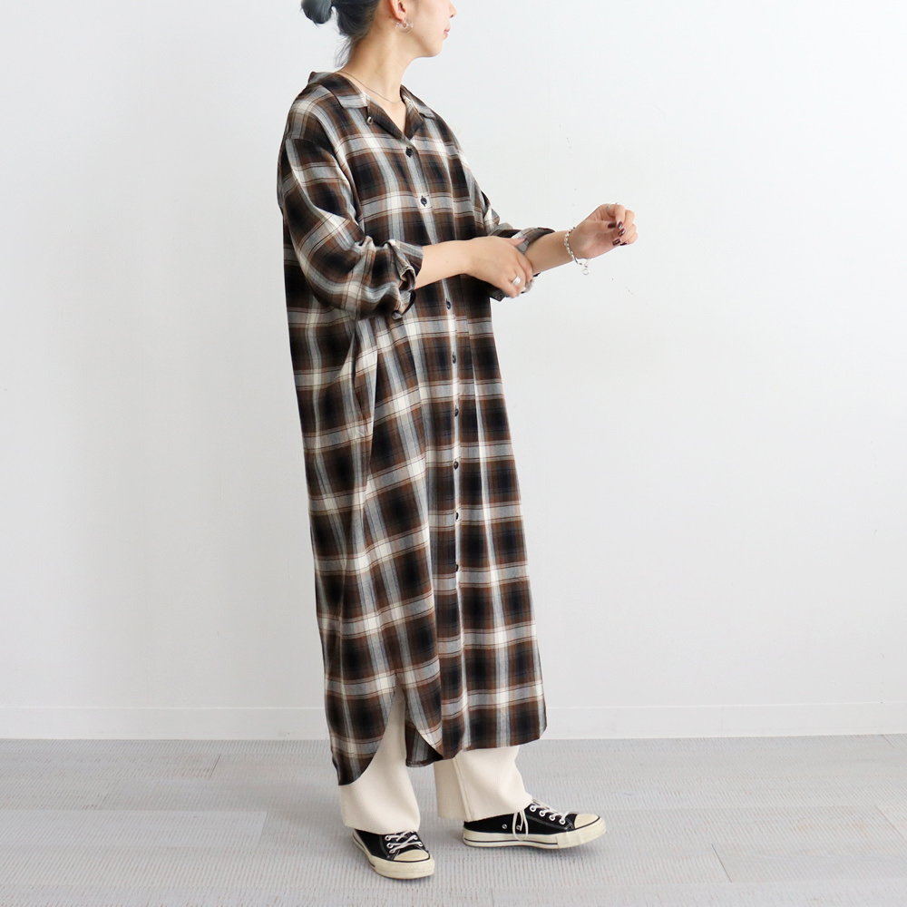 H(アッシュ) Ombre check Onepiece
