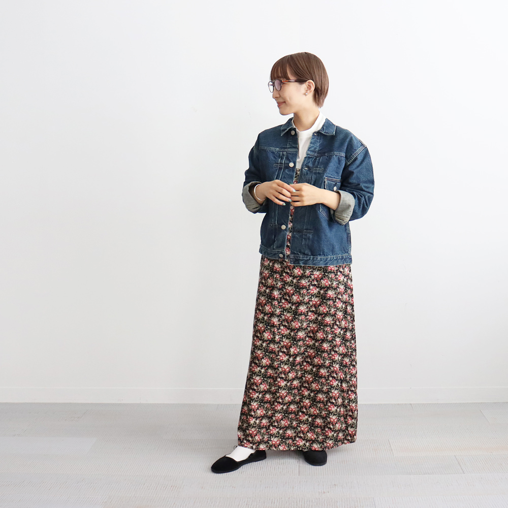 orSlow(オアスロウ) PLEATED FRONT BLOUSE　-1YEAR WASH