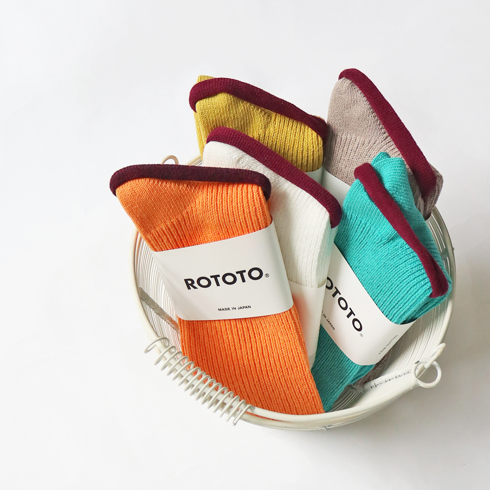 RoToTo(ロトト) RECYCLED COTTON RIBBED SOCKS